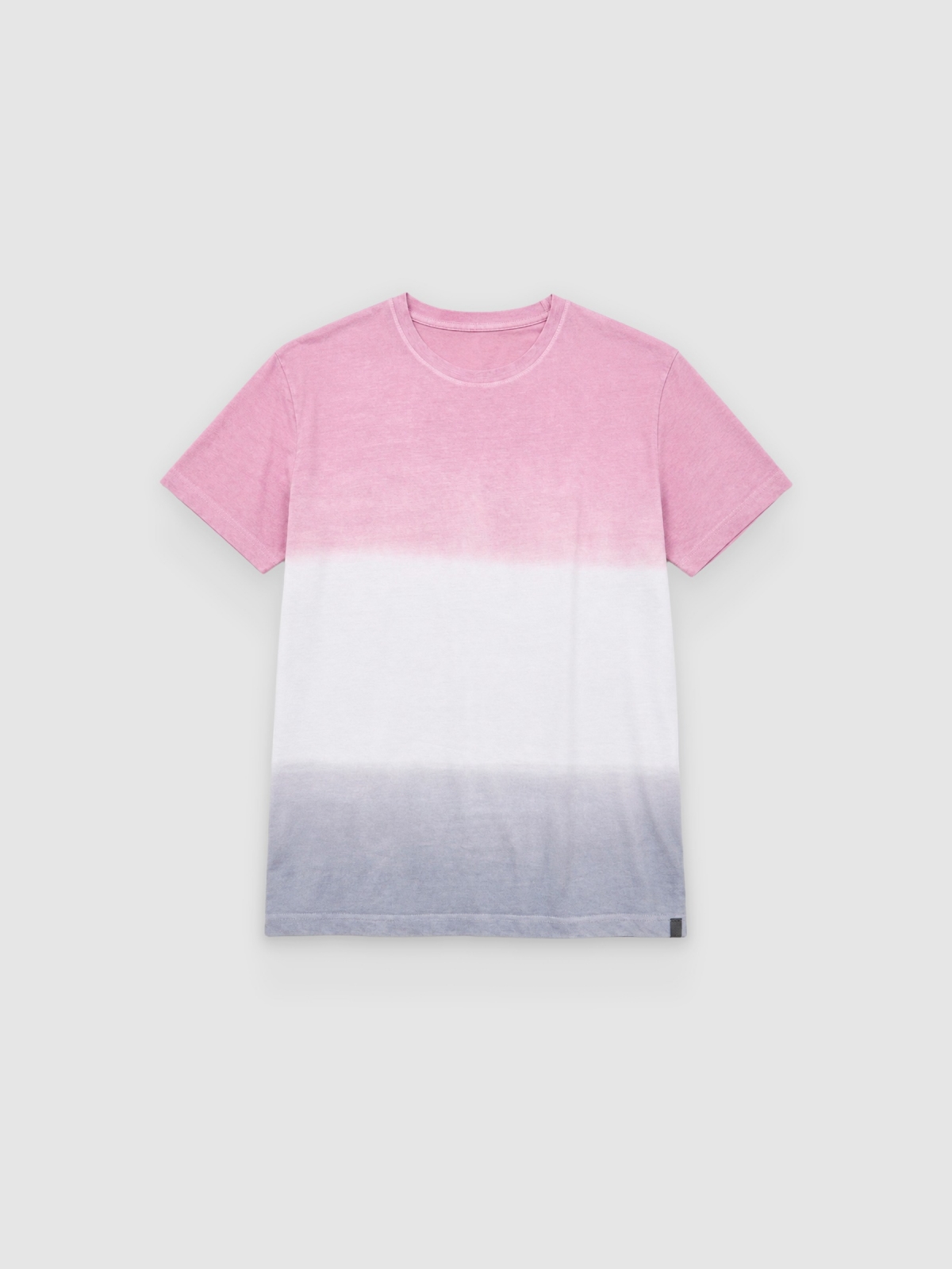 %Pto% Camiseta Tie&Dye degradado morado vista frontal
