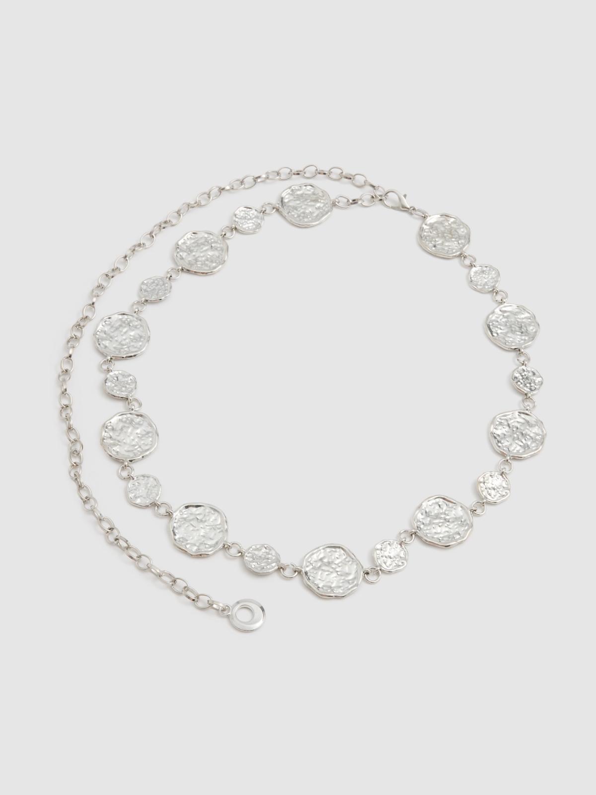 Chain belt silver silver