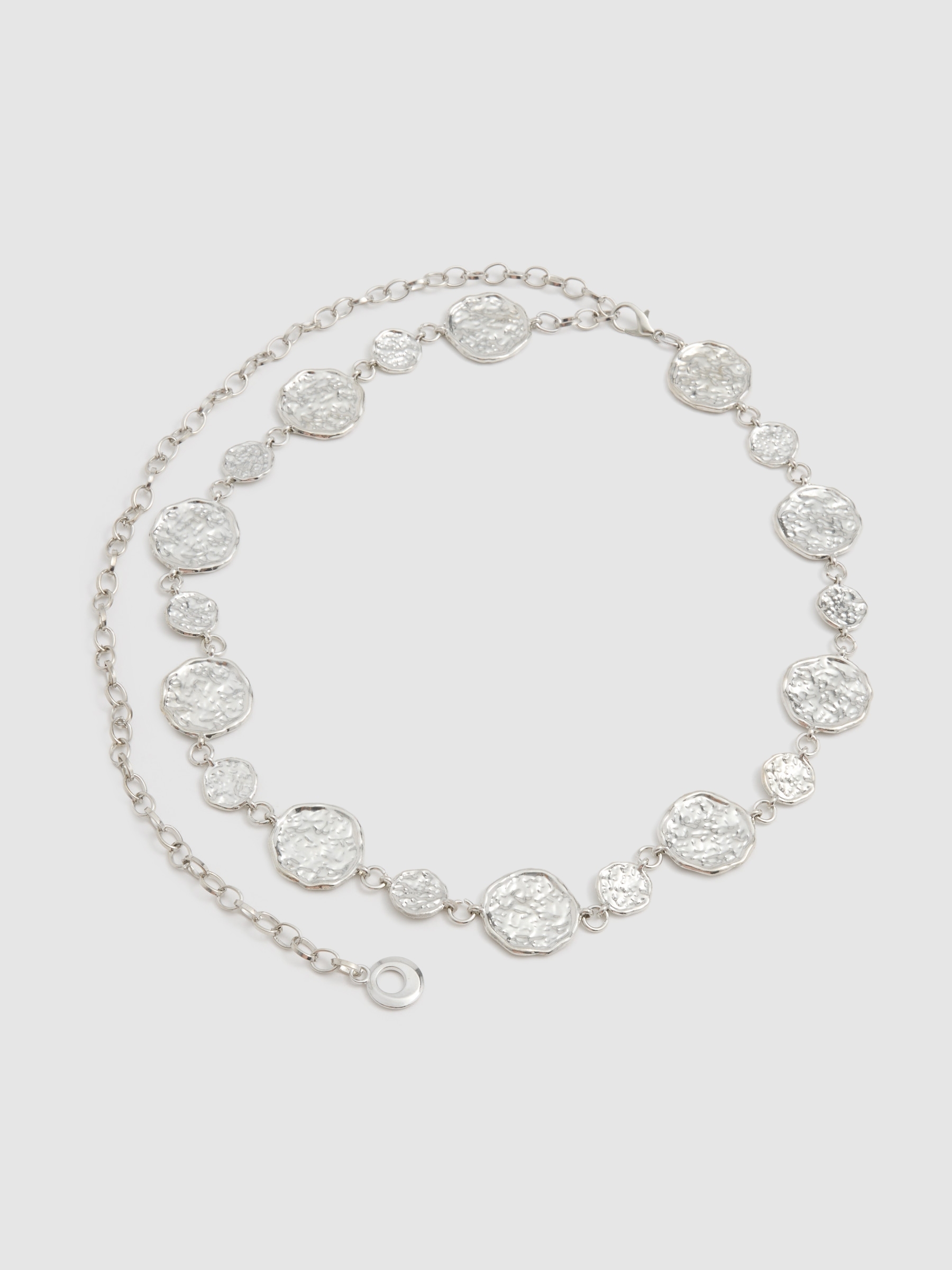 Chain belt silver silver