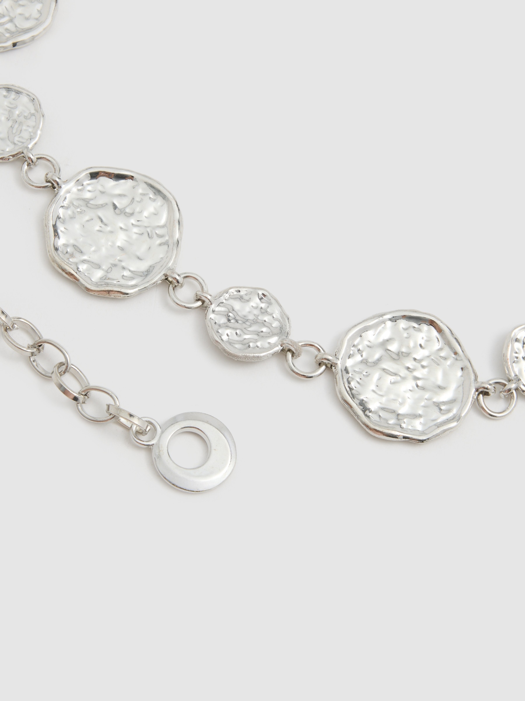 Chain belt silver silver