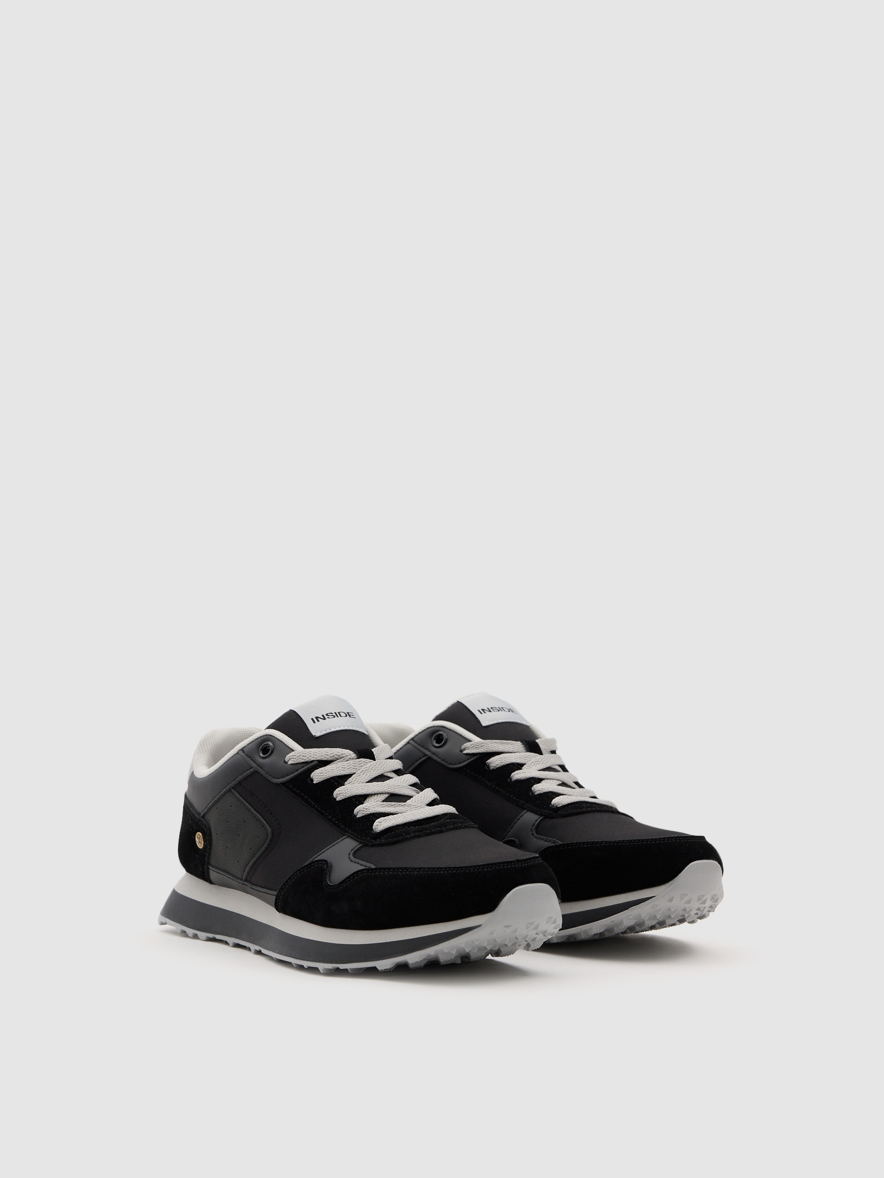 Tênis esportivo para corrida nylon borracha preto