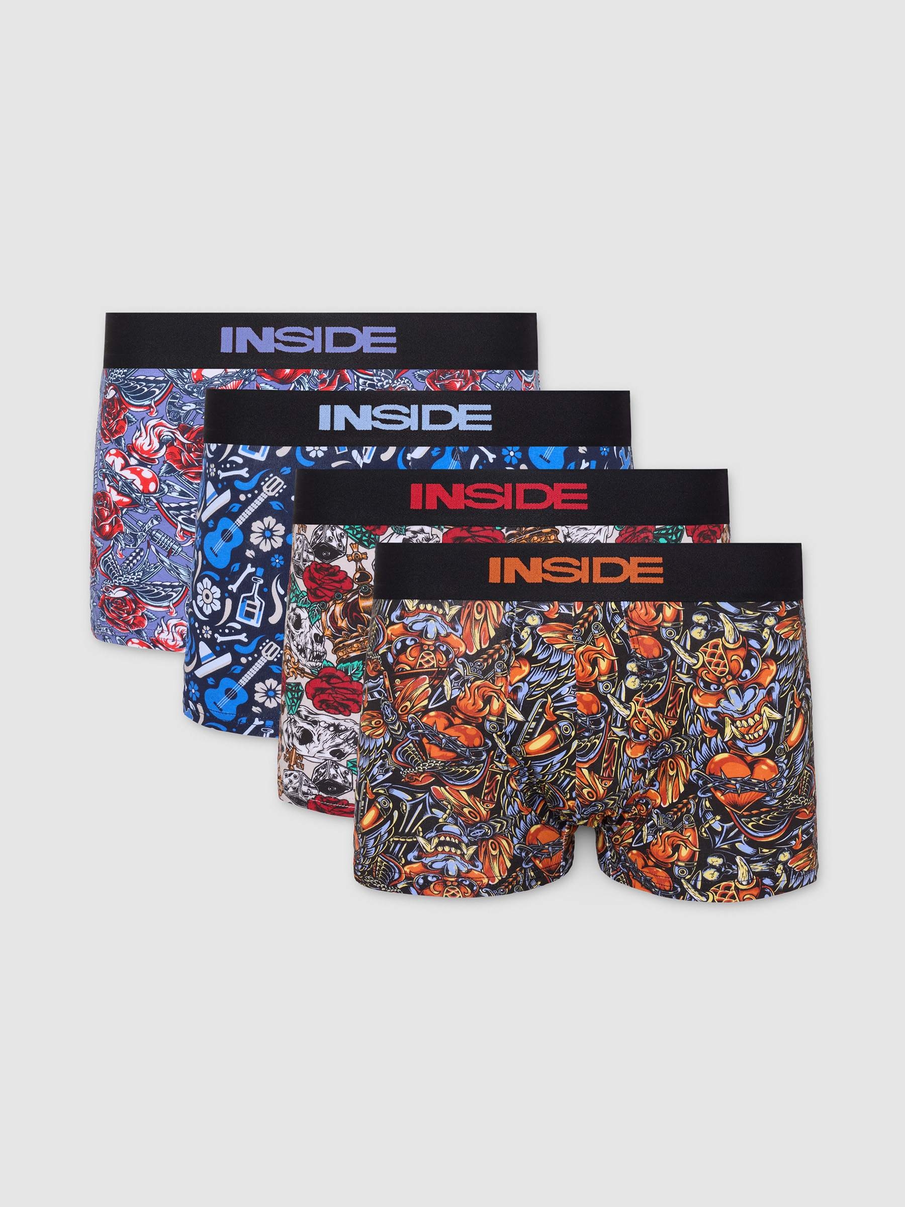 Boxer estampado pack 4 unidades