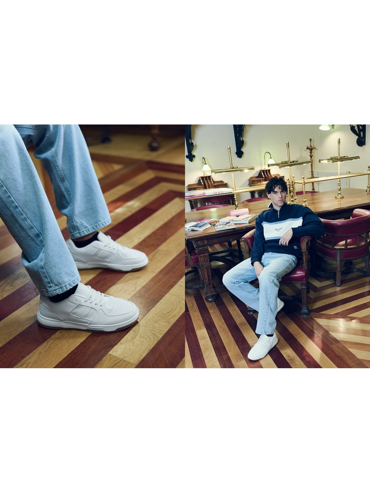 %NewExtra% Zapatilla baja con suela de goma beige