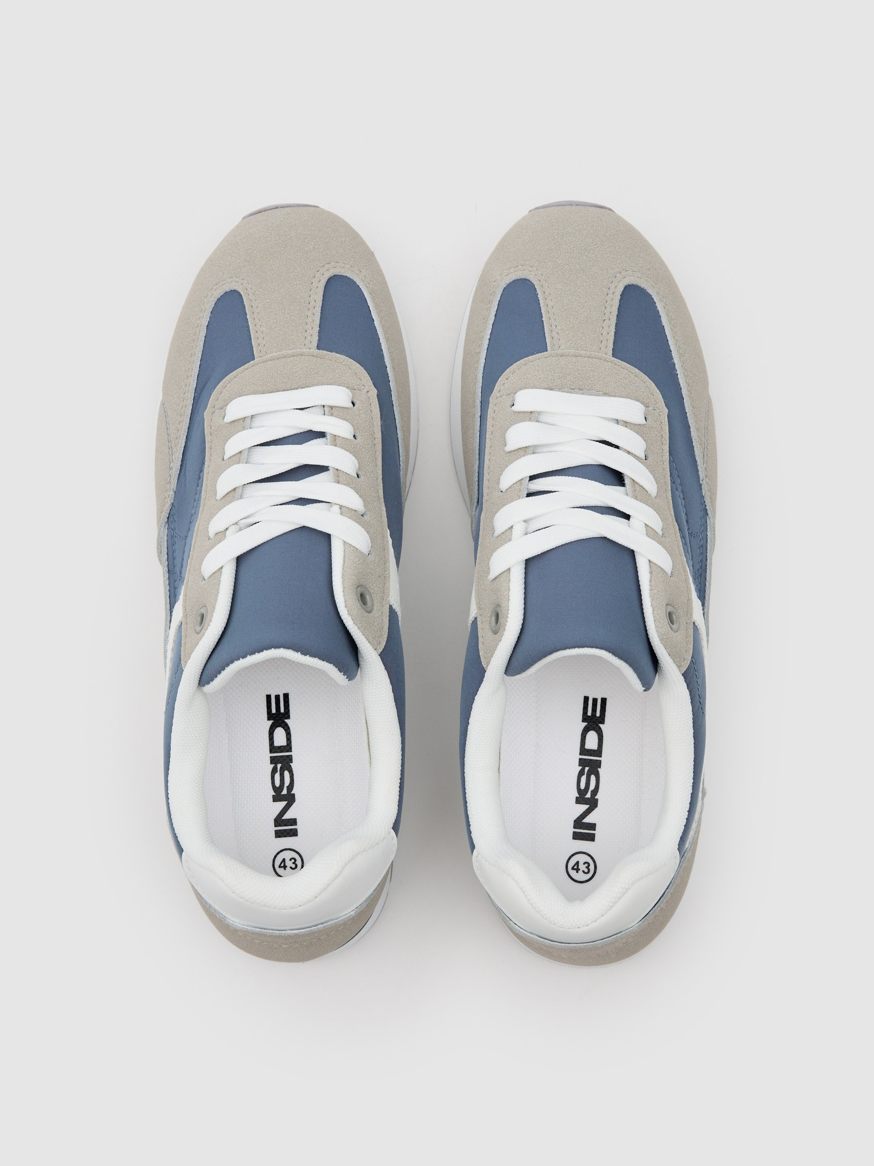 Retro low-top sneaker blue