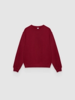 %Pto% Basic oversized sweatshirt garnet front view