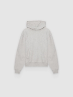 %Pto% Basic regular hoodie light grey front view