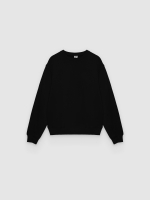 %Pto% Basic oversized sweatshirt black front view