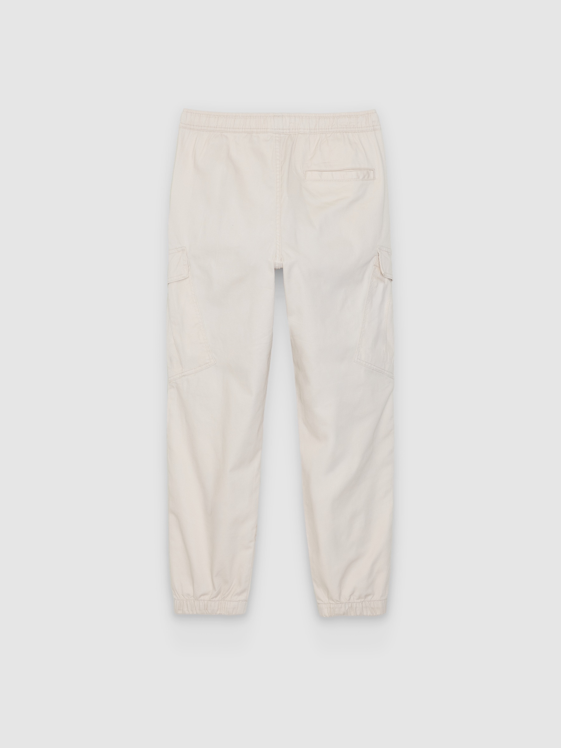  Calça cargo jogger de cintura alta crua vista frontal