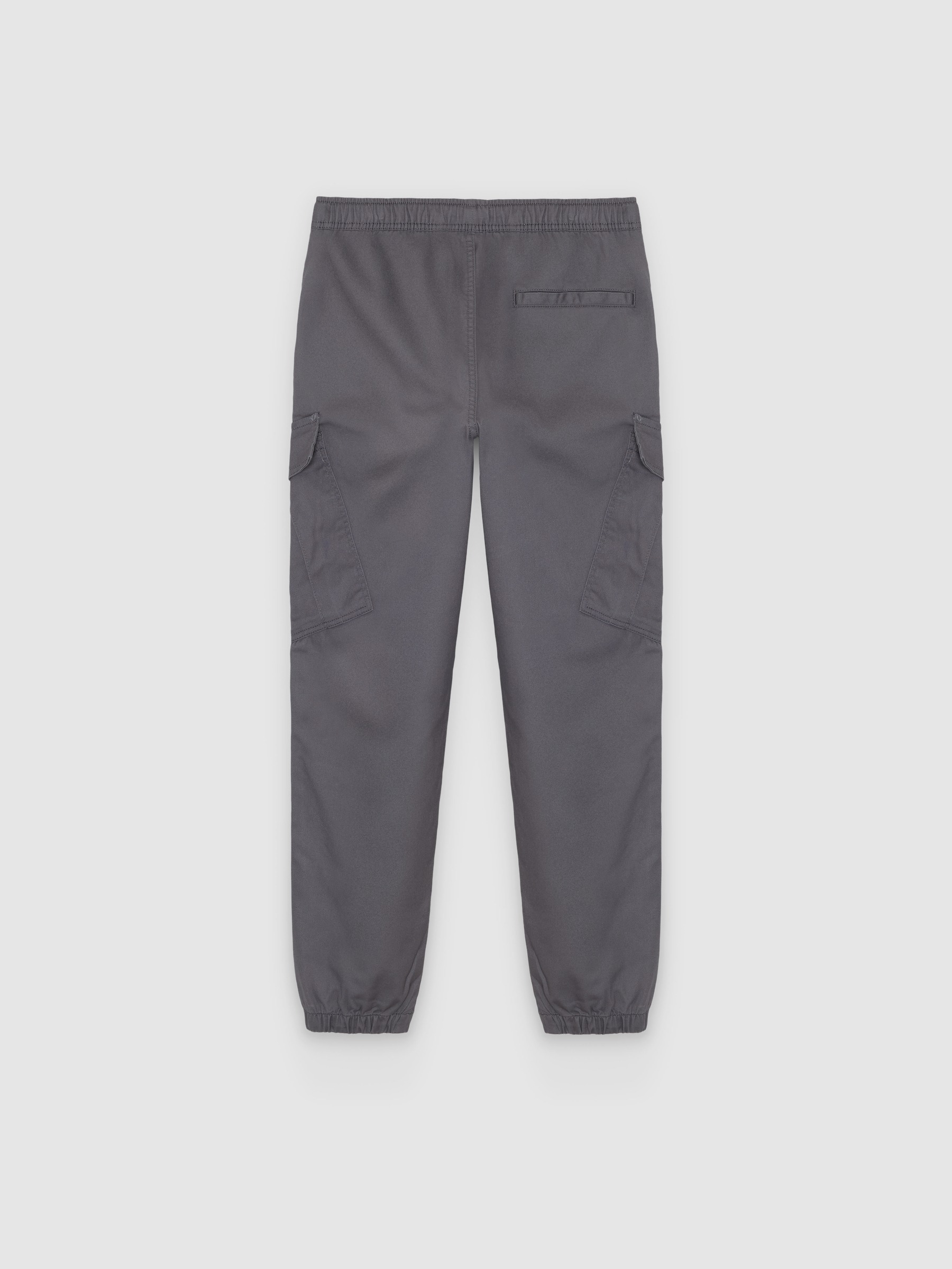  Calça cargo jogger de cintura alta crua vista frontal