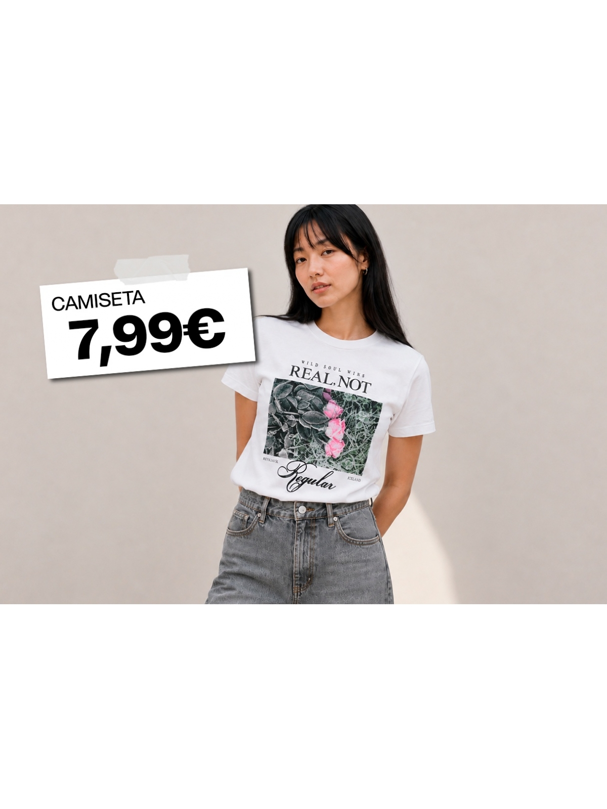 %Extra%%Cover% Camiseta crop flores algodão