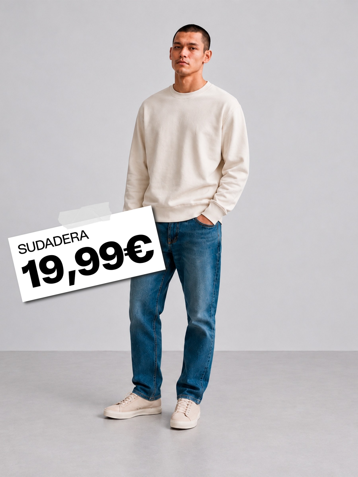 %Extra%%Cover% Basic oversized sweatshirt