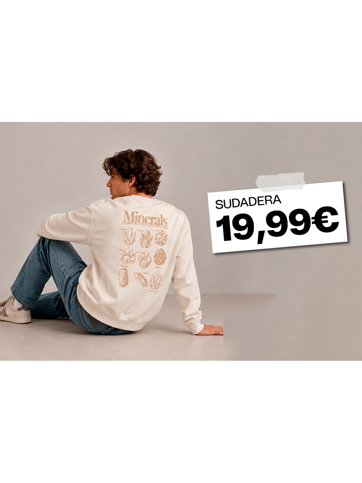 %Extra%%Cover% Sudadera minerals oversize