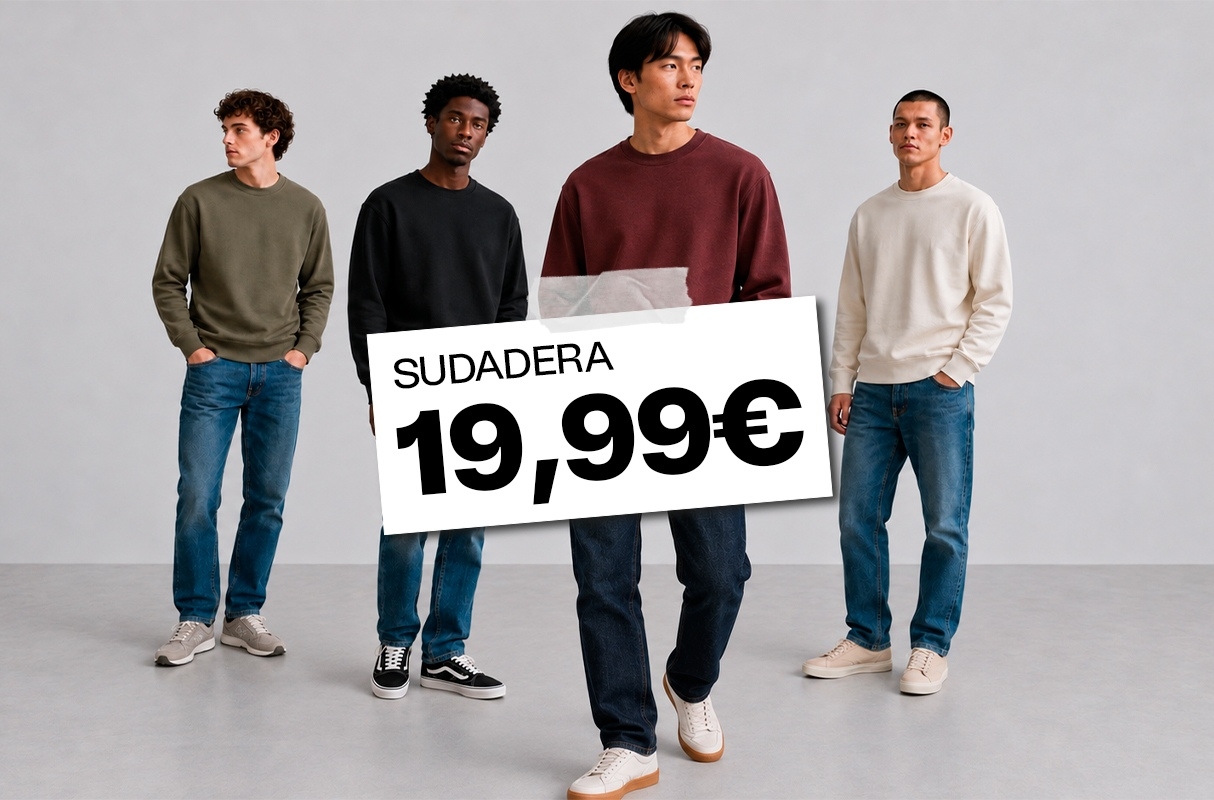 Sudadera básica oversize granate vista frontal