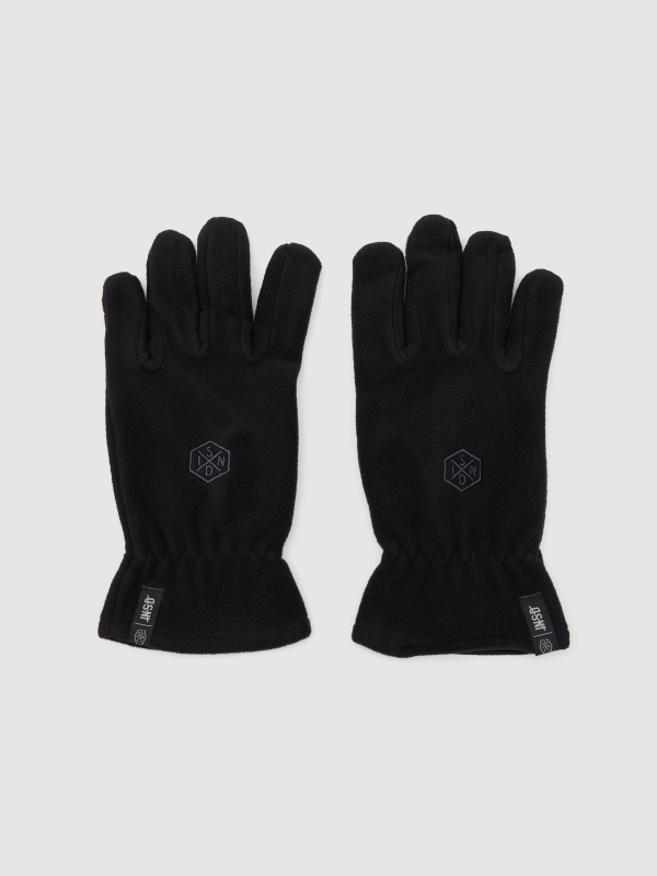 Guantes forro polar negro