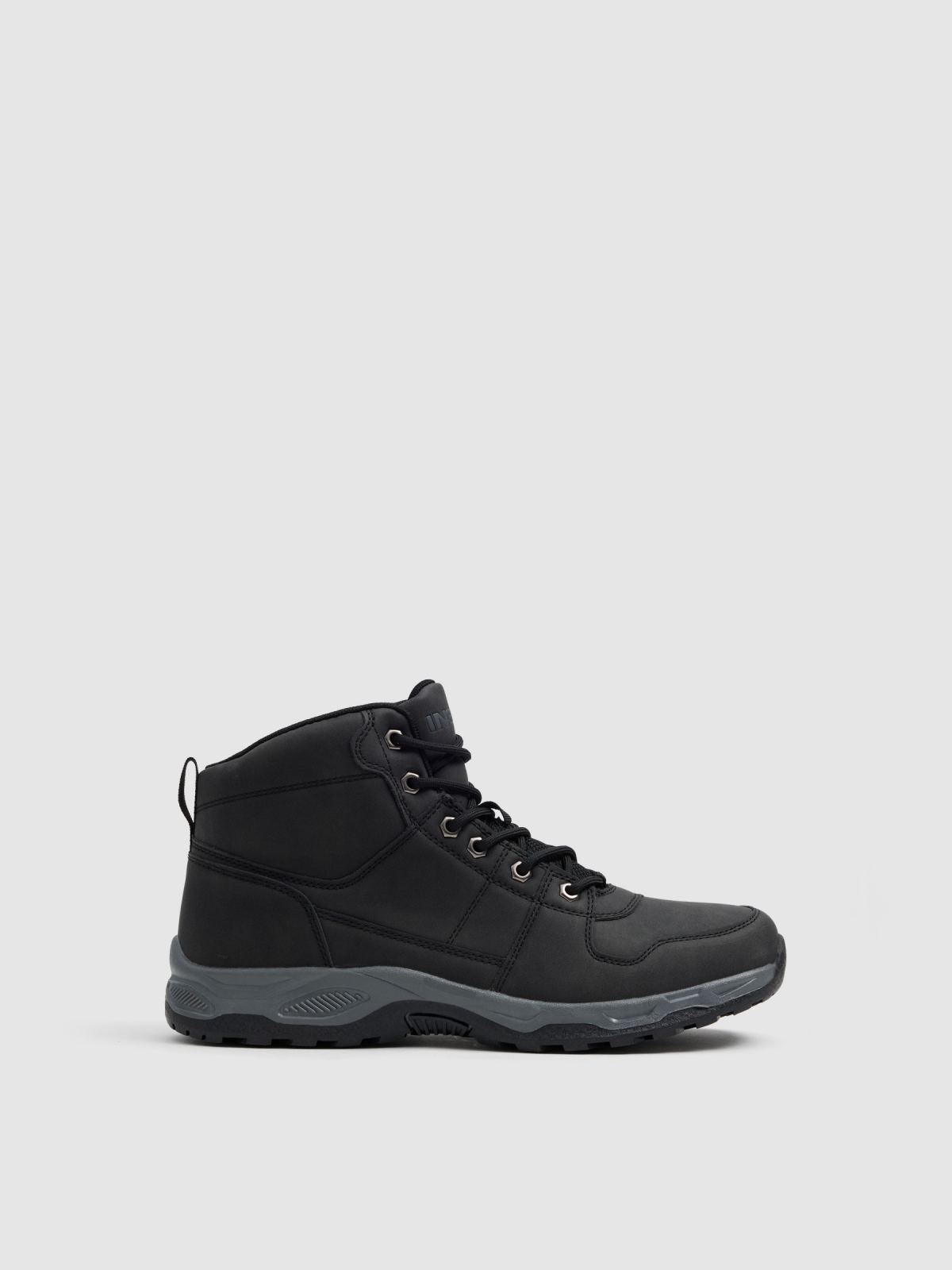 Botas de montanha em polipele com fecho de correr preto