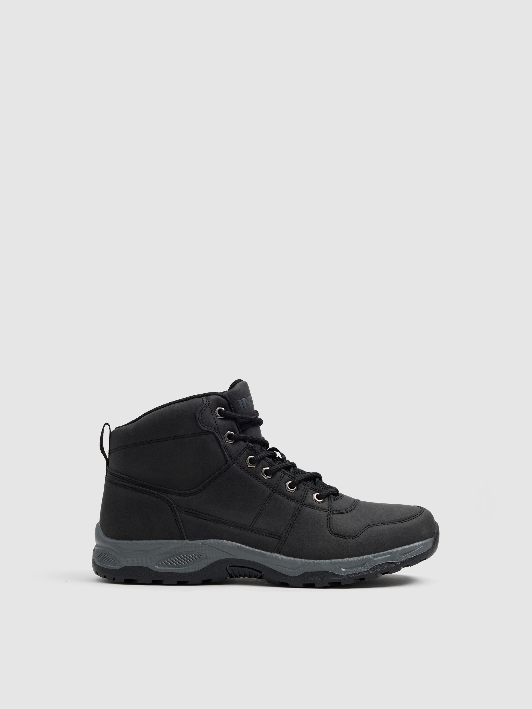Botas de montanha em polipele com fecho de correr preto