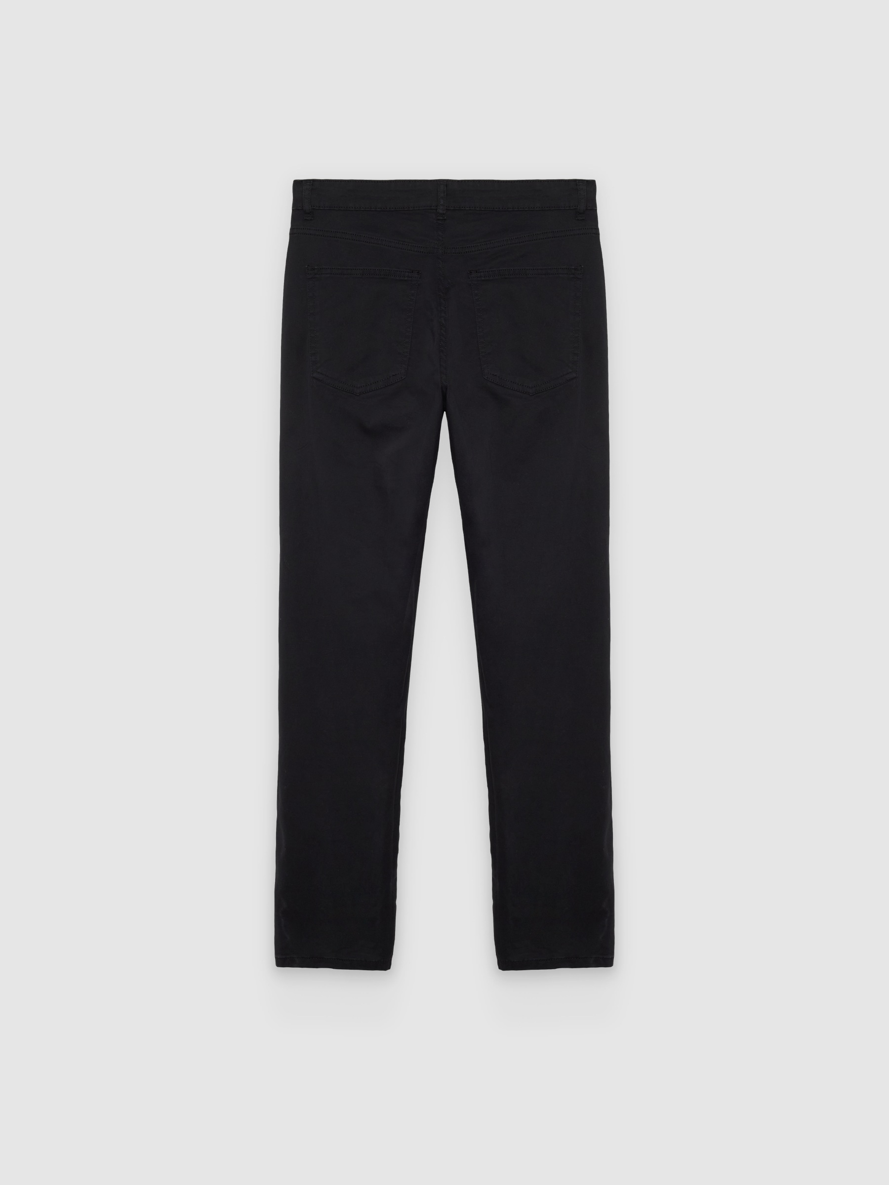  Jeans slim de cintura alta pretos preto vista frontal