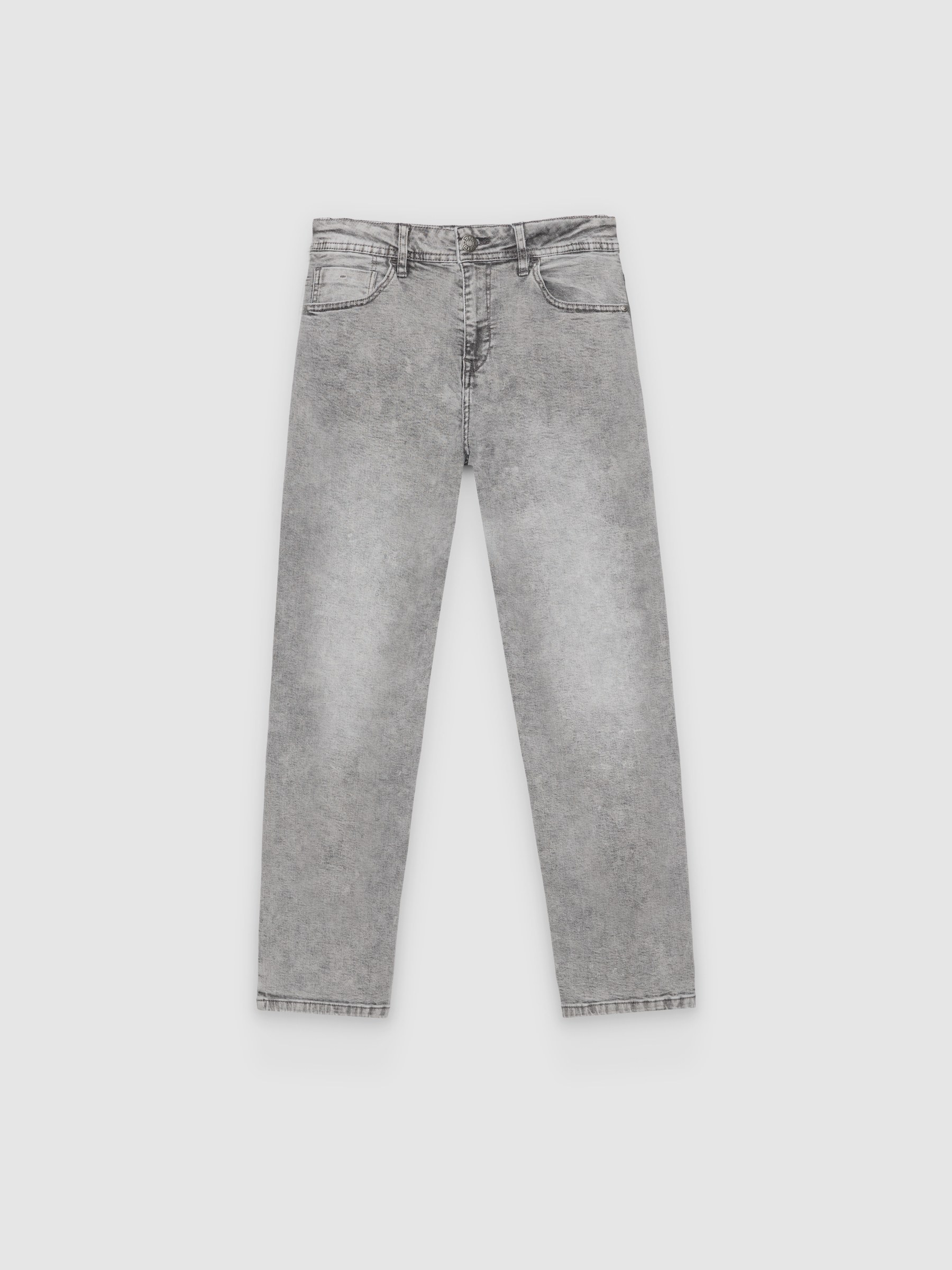 Jeans cinzentas de corte regular cinza vista geral frontal