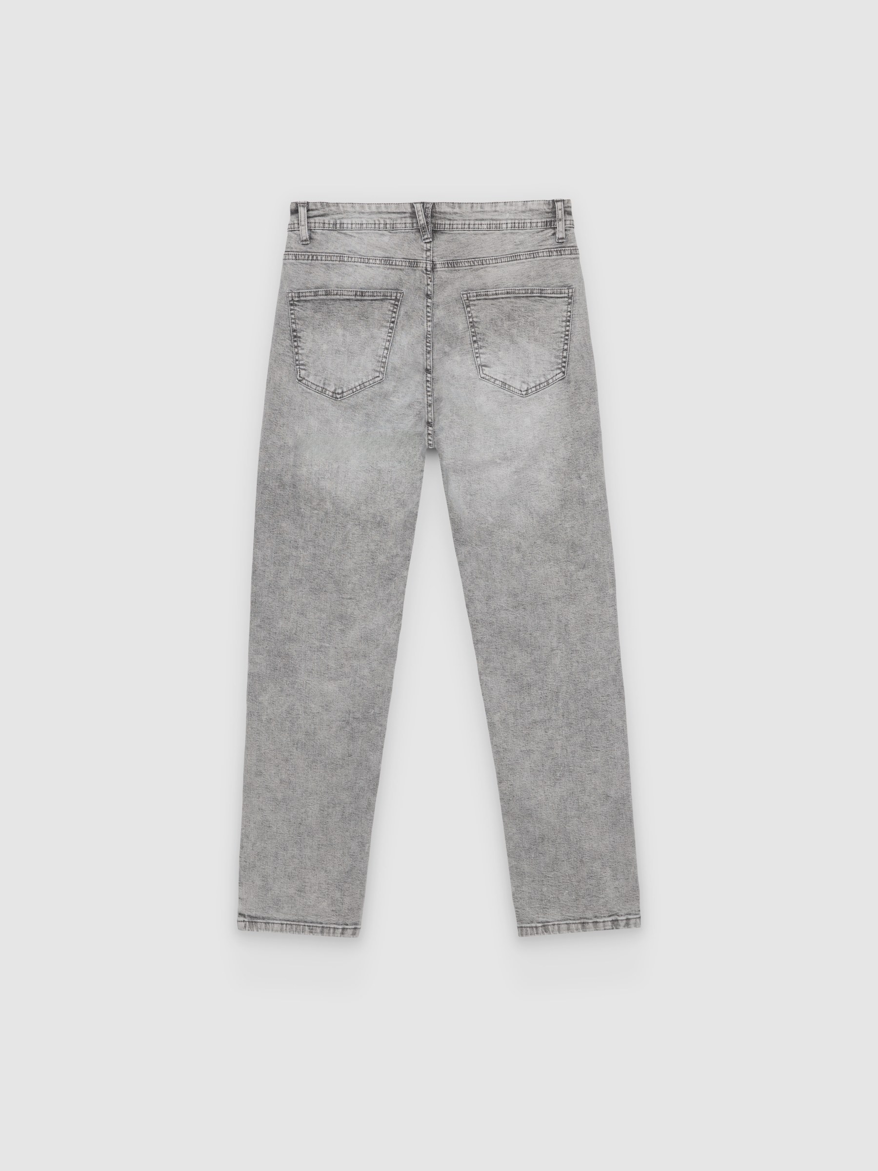 Jeans cinzentas de corte regular cinza vista geral frontal