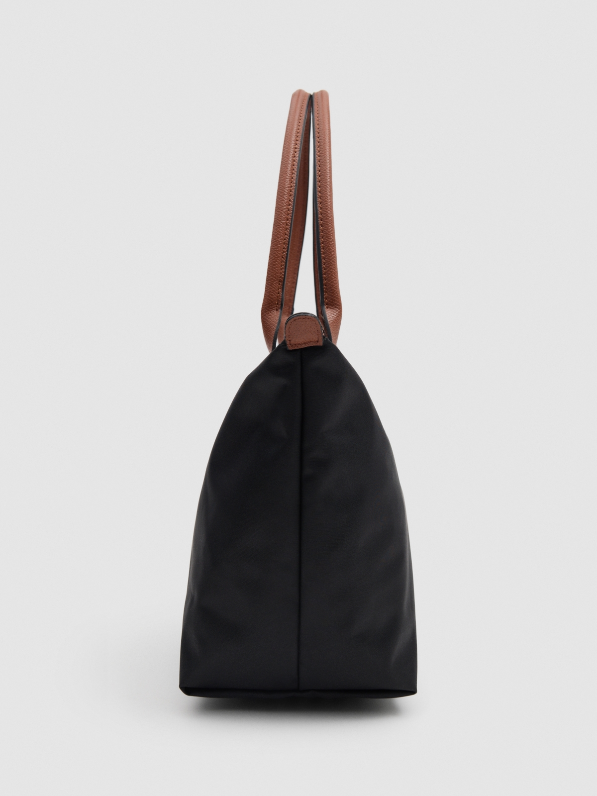 Shopper de lona negra negro vista interior
