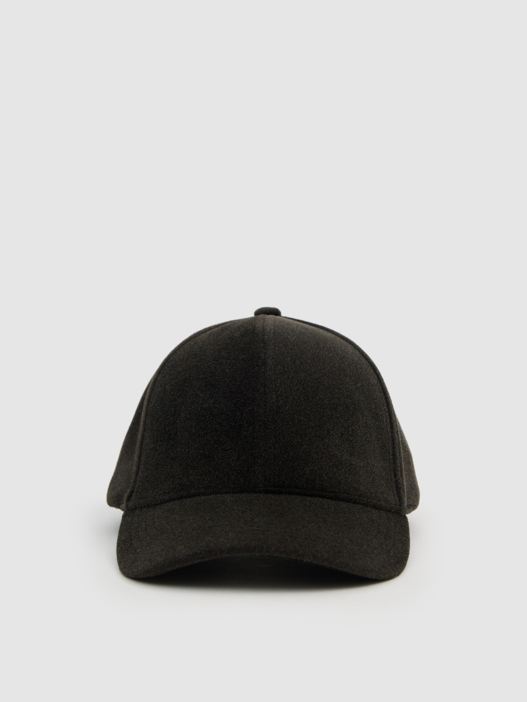 Microfiber Baseball Cap grey 45º front view