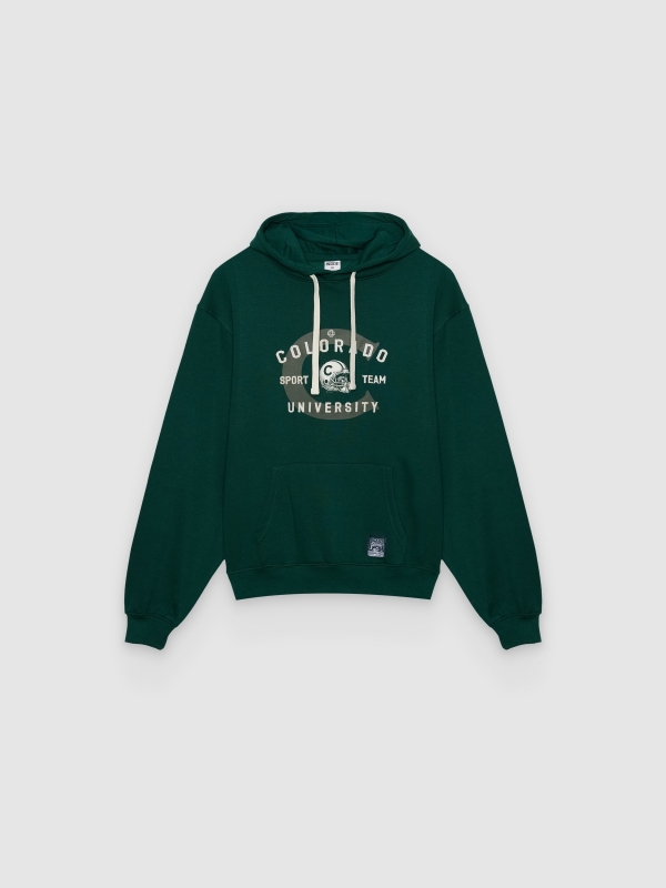  Sudadera capucha Colorado verde oscuro vista frontal