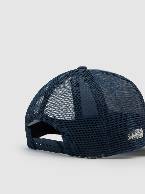 Detroit Trucker Cap blue detail view