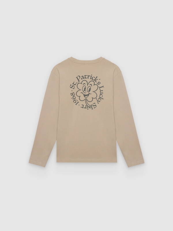Camiseta manga larga st patricks crudo vista trasera
