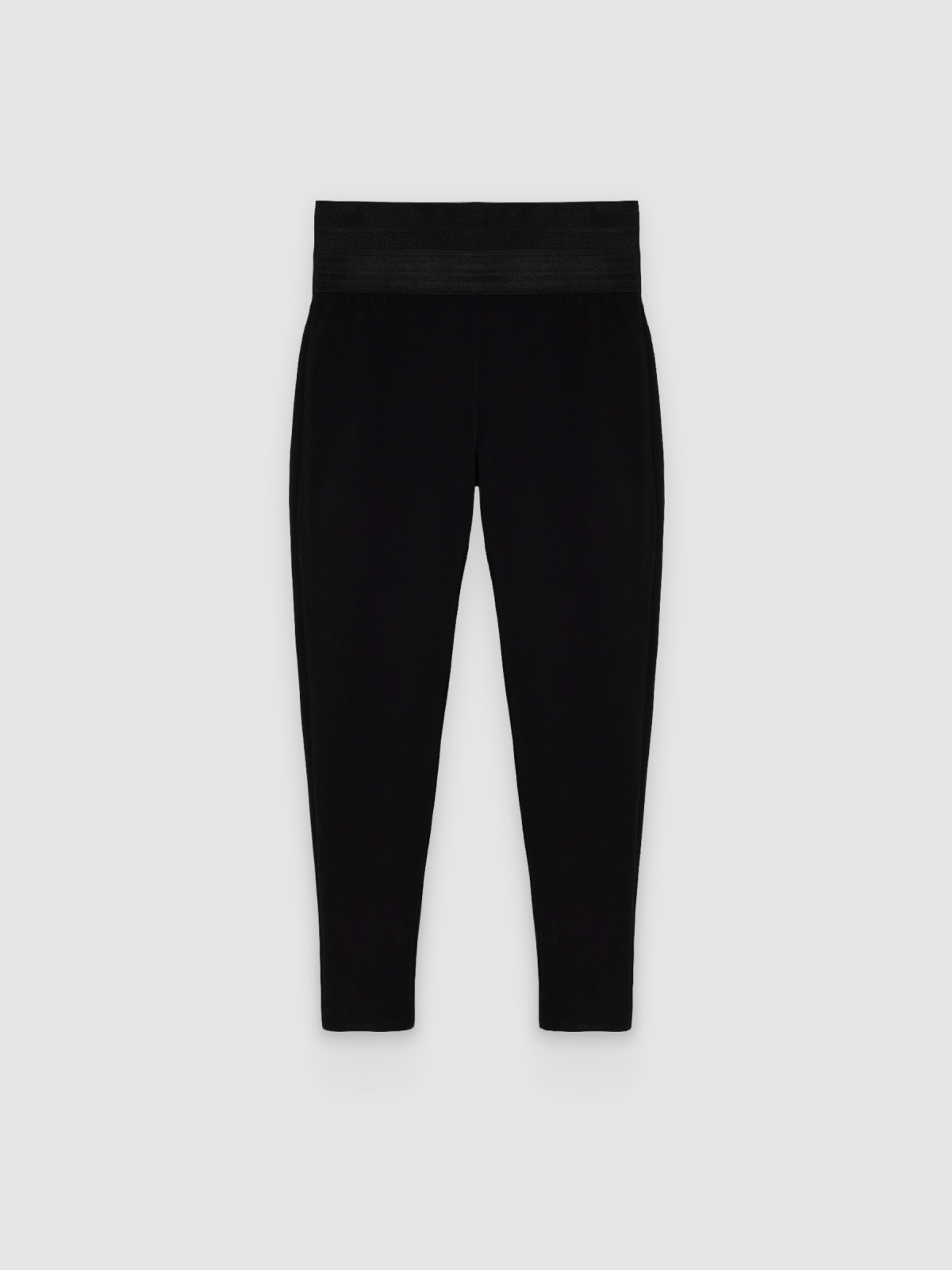 %Pto% Legging push up tiro alto negro vista frontal