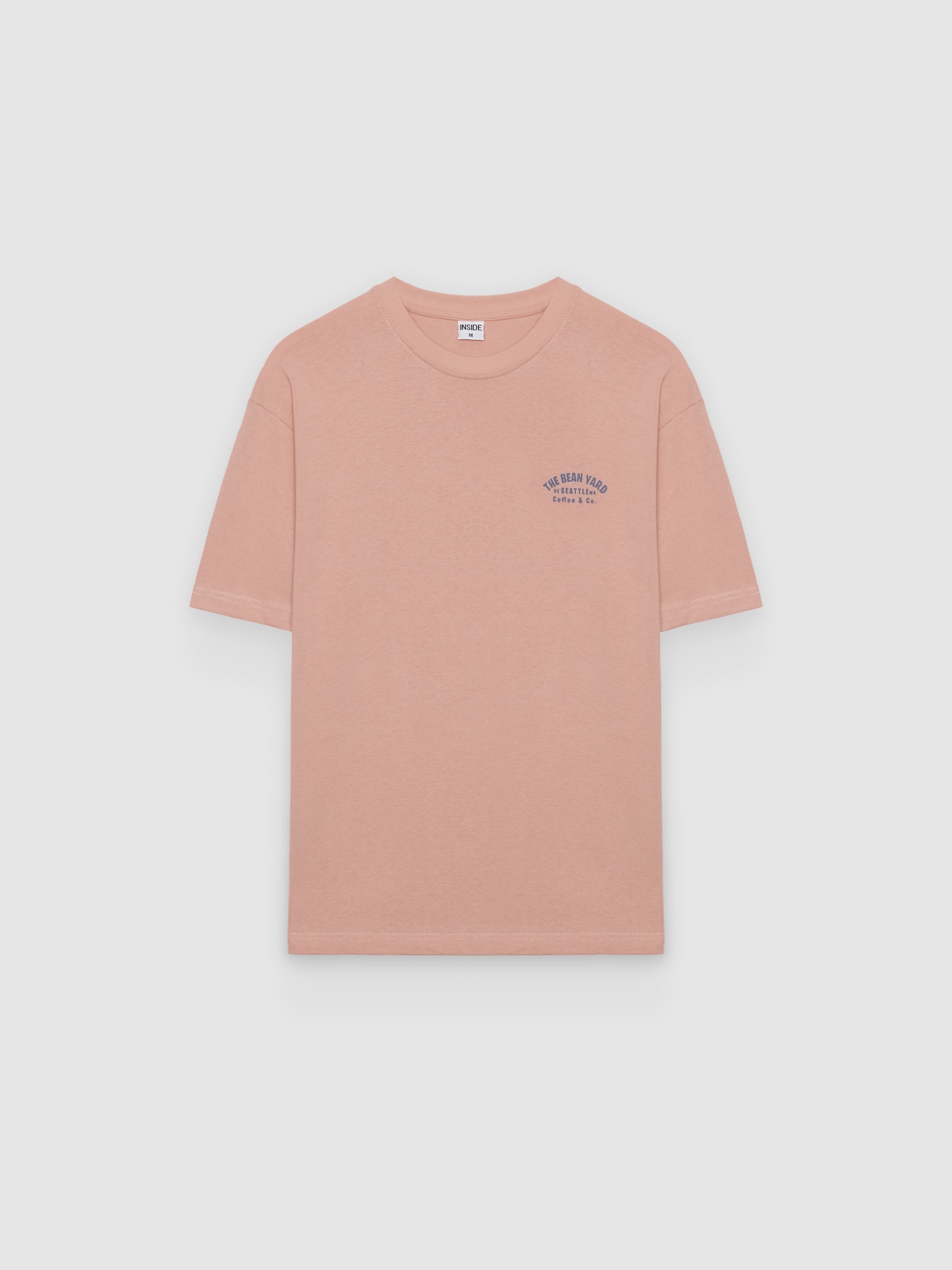  Camiseta the bean yard rosa nude vista frontal