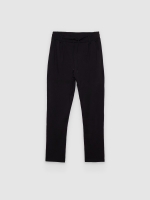 %Pto% Pantalón chino técnico slim negro vista frontal