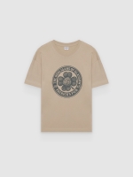 %Pto% Camiseta oversize hooligans crudo vista frontal