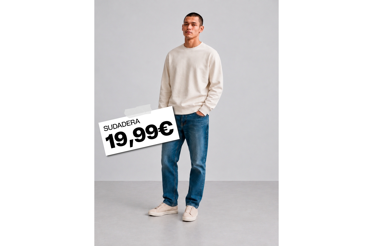Moletom básico oversized
