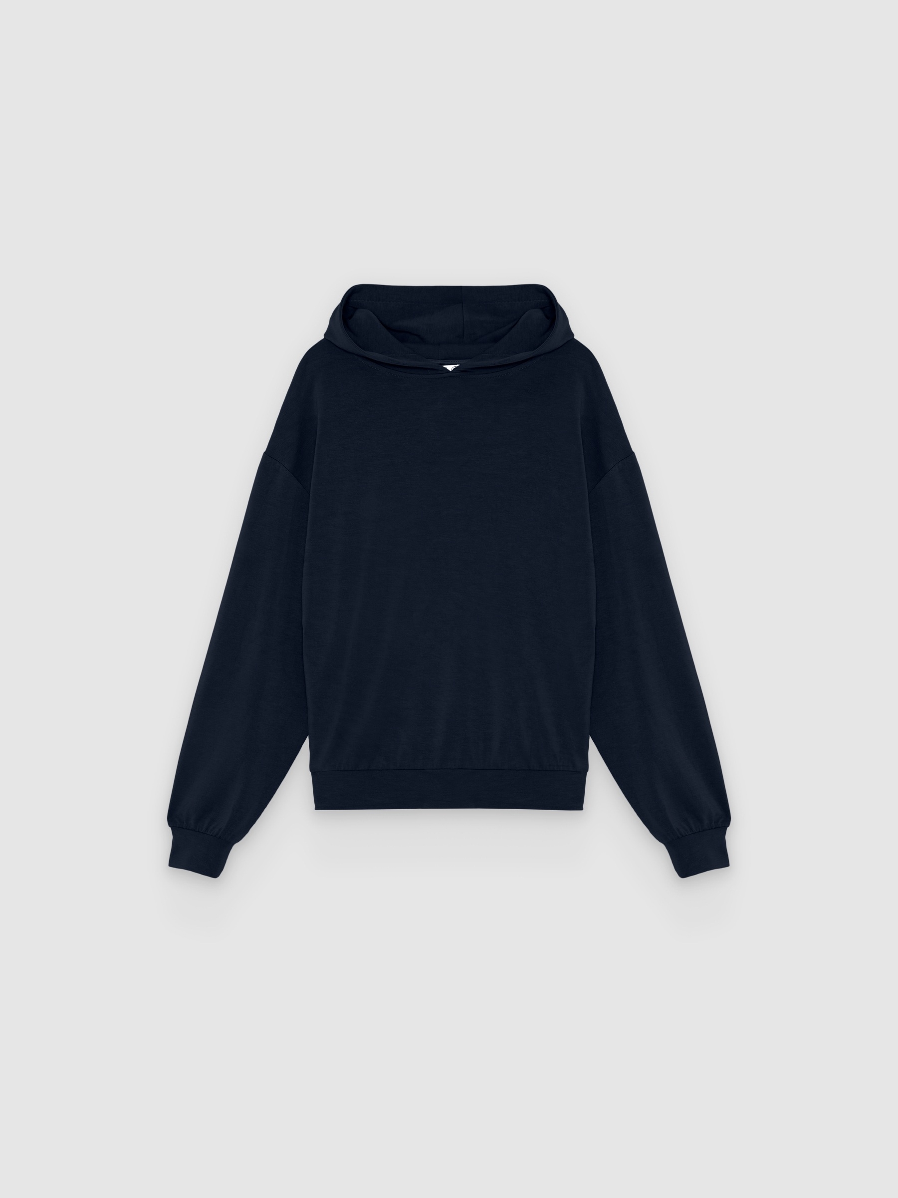  Oversized hoodie navy front view