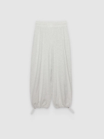 %Pto% pantalón felpa barrel stoppers melange claro vista frontal