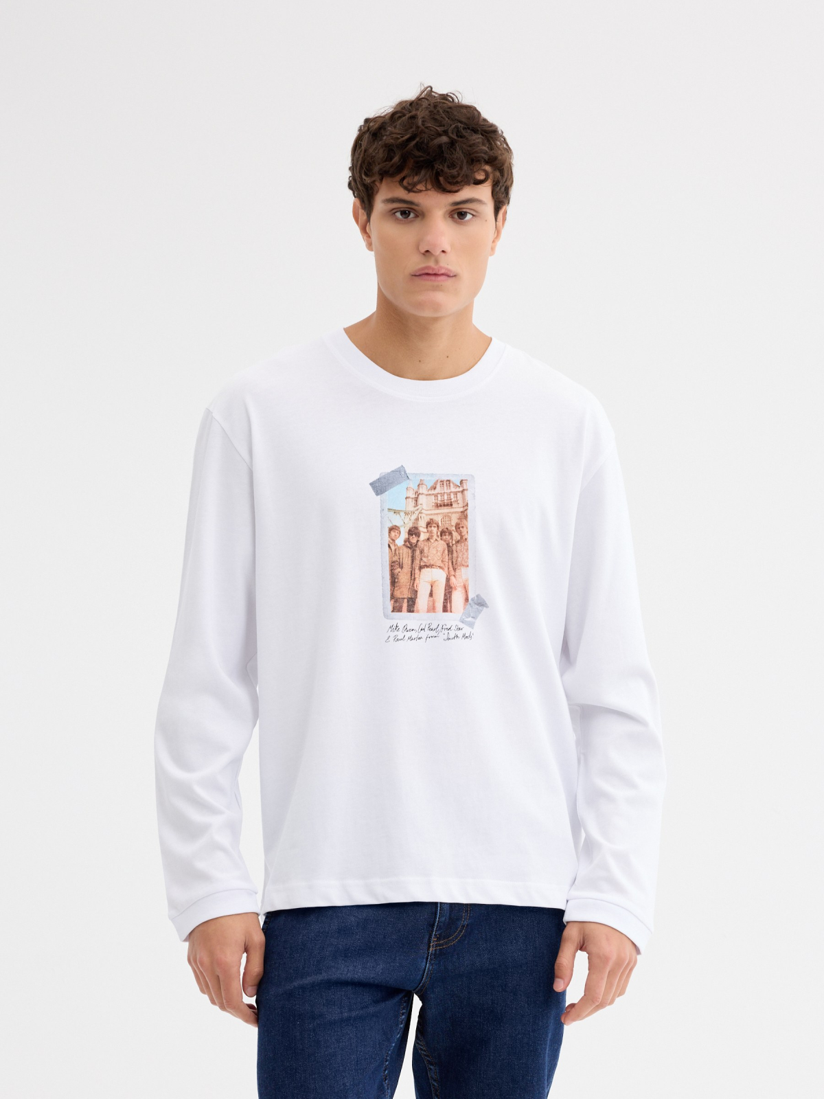 Camiseta estampado britpop
