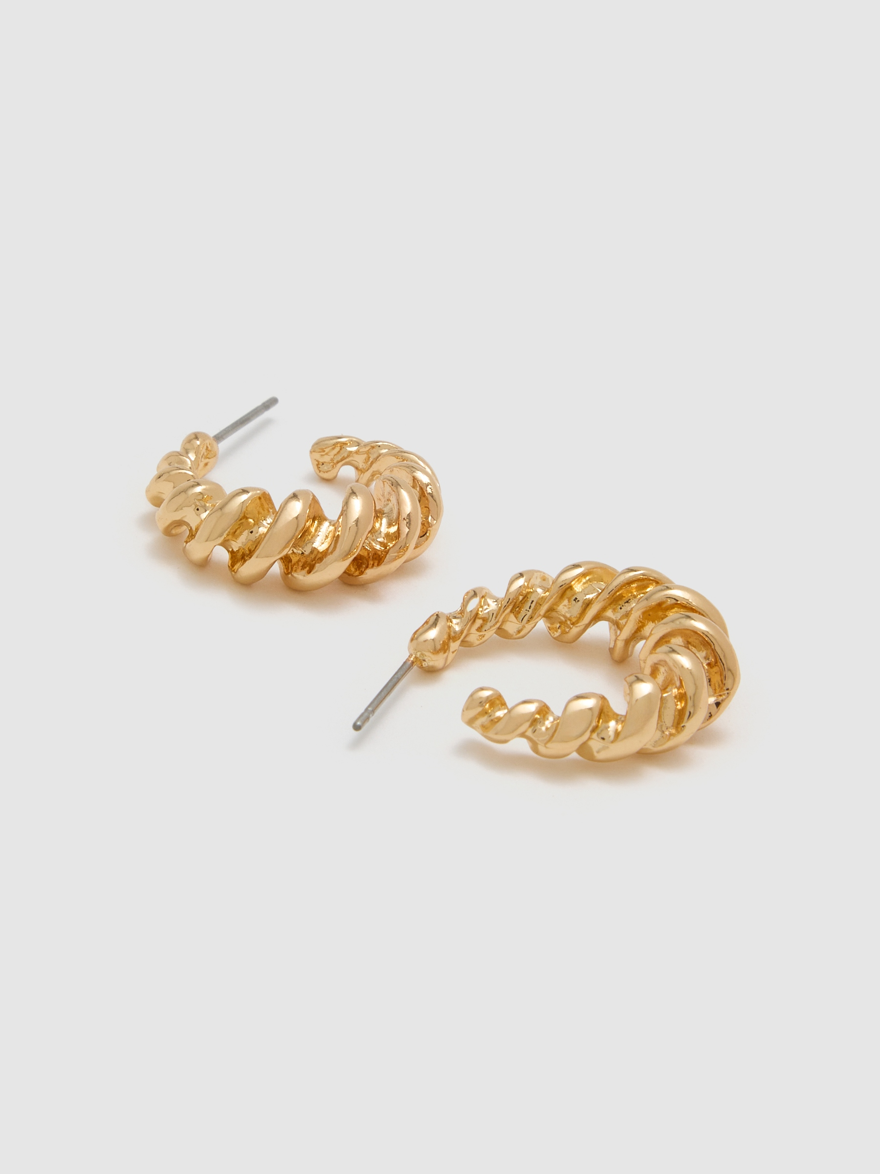 Set de pendientes dorados x3 dorado