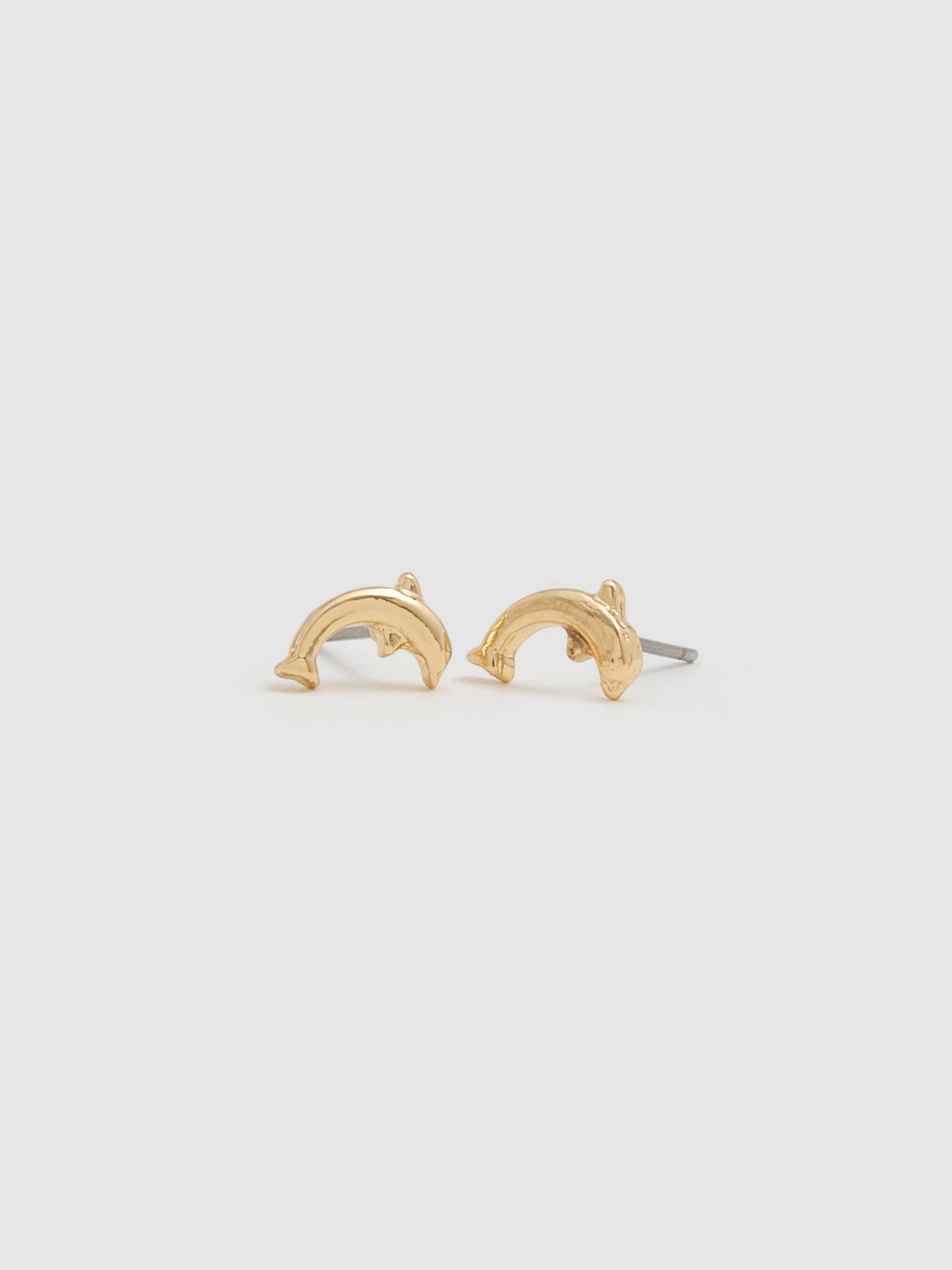 Set de pendientes dorados dorado vista detalle