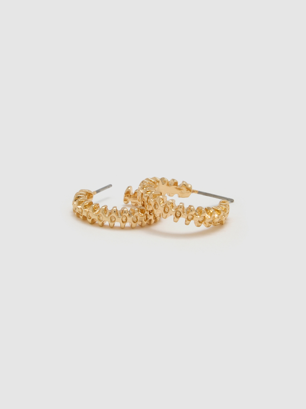 Set pendientes dorados x 6vista detalle