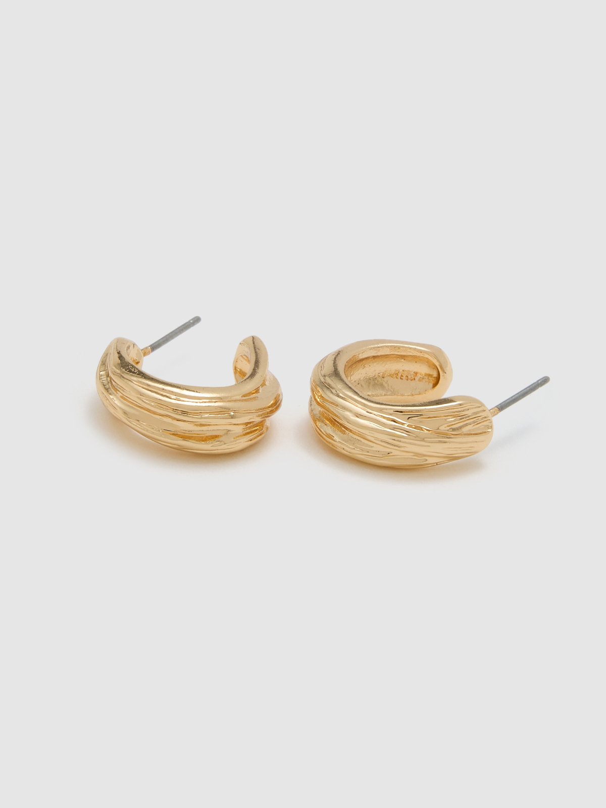 Set pendientes dorados x 6vista detalle