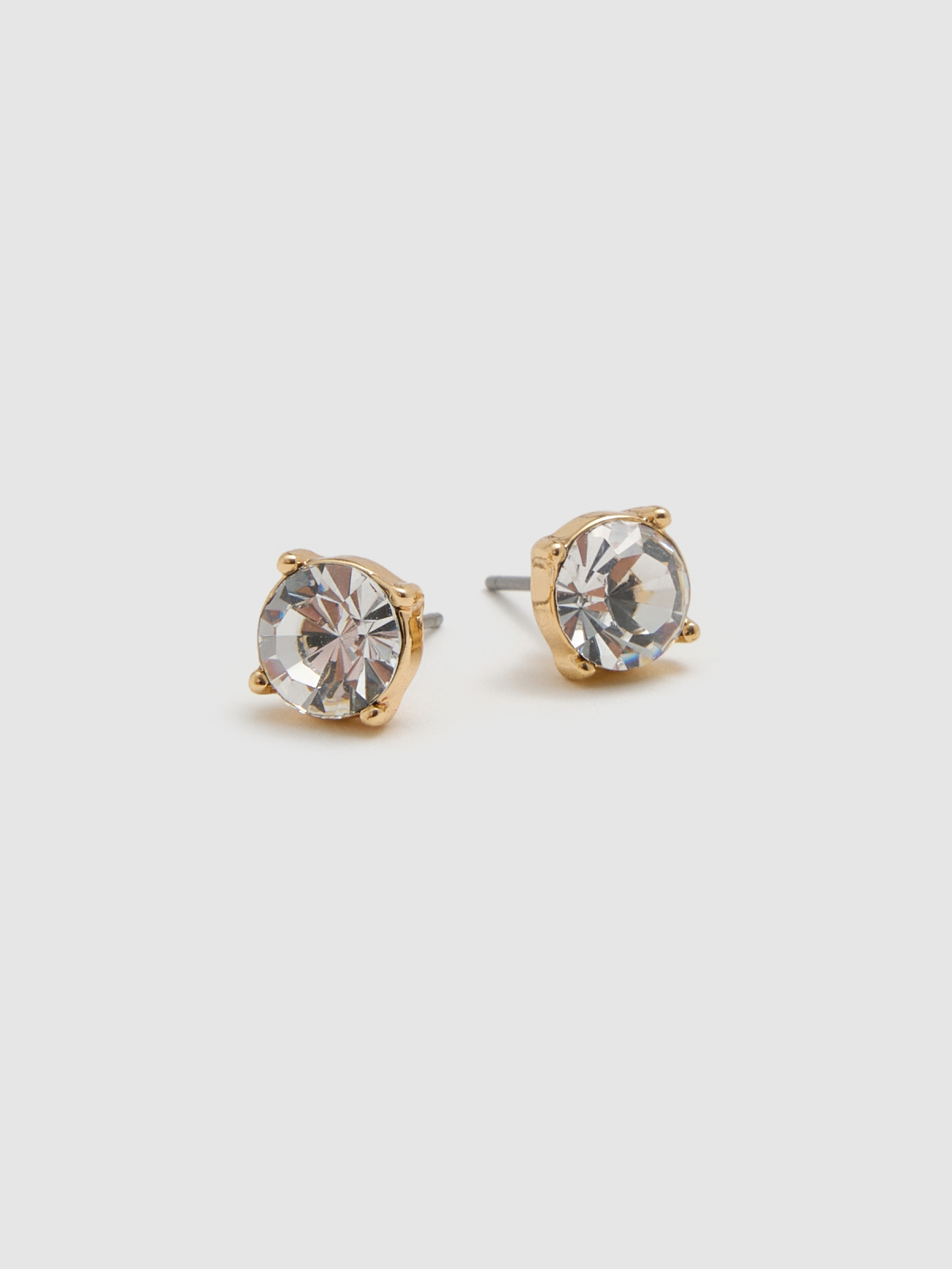 Set pendientes dorados x 6vista detalle