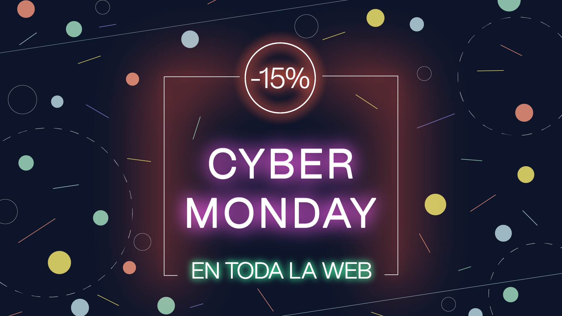 Cyber Monday : -15% en toda la web