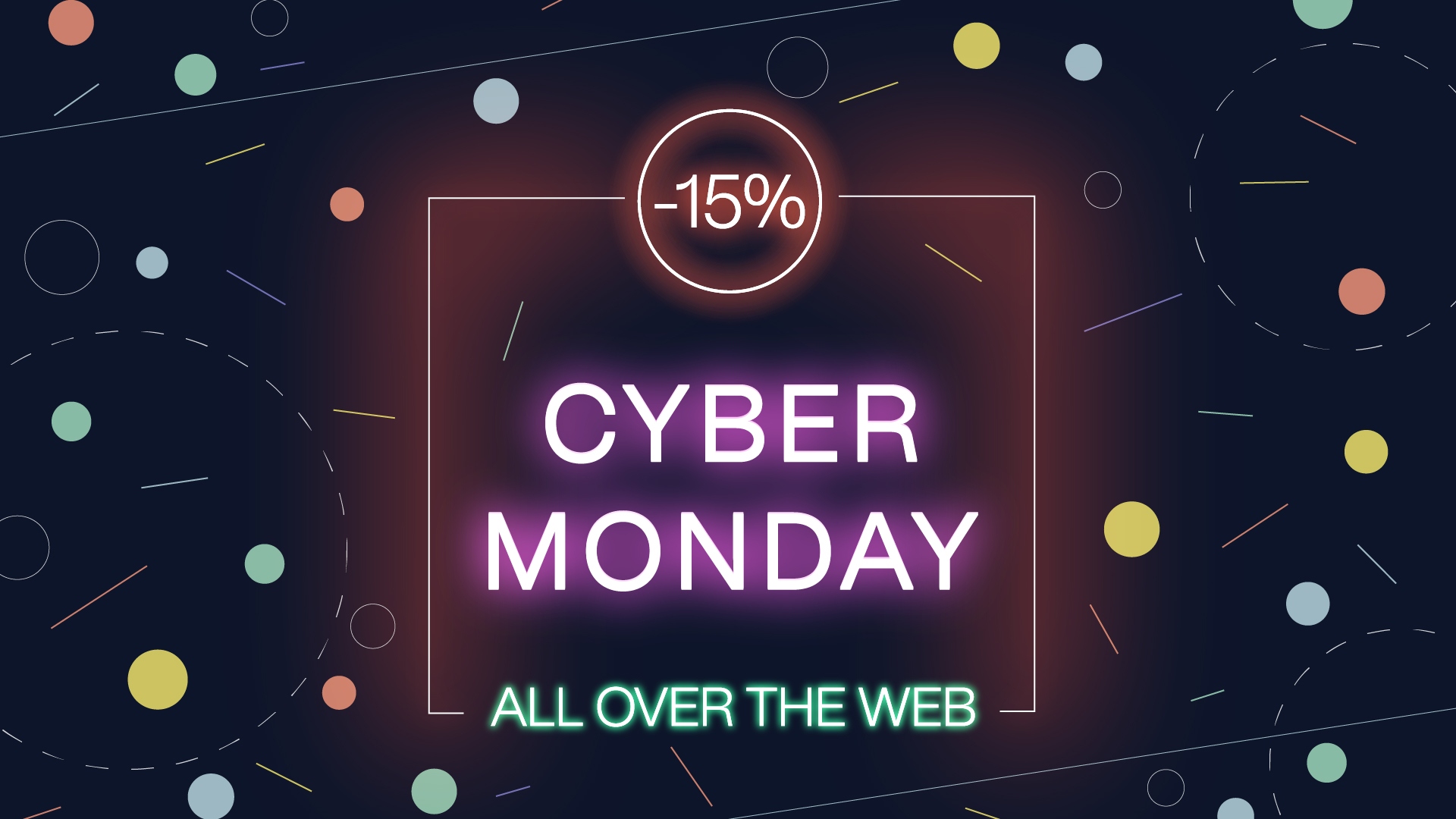 Cyber Monday : -15% all over the web