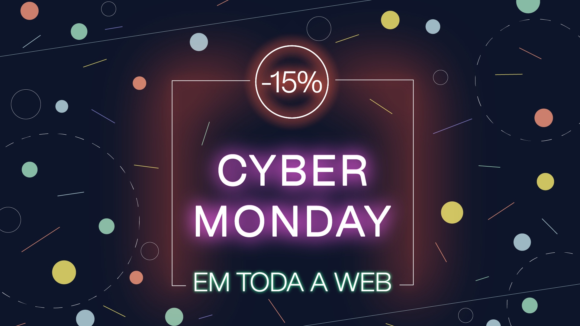 Cyber Monday : -15% em toda a web